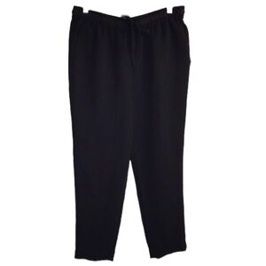 Kate Spade ♠️ Women’s M solid black dressy tuxedo pants slacks w/pockets in EUC